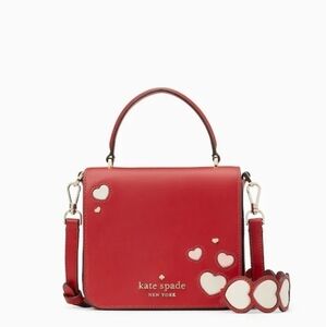 Staci Square Heart Crossbody Bag